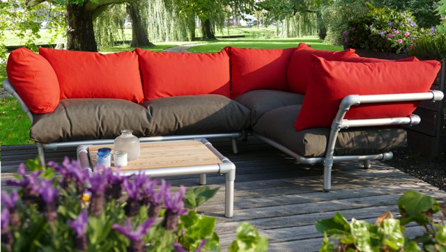 loungebank tuin